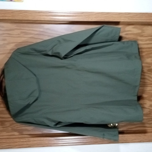 Free Tech, draw string zip up plus size jacket. - Picture 4 of 8